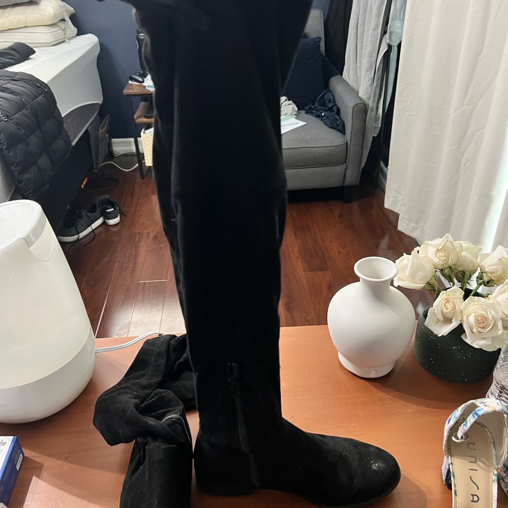 Target Black suede over the knee boots